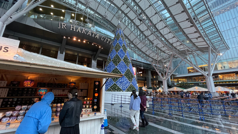 2021 福岡・博多のクリスマスマーケット　クリスマスツリー