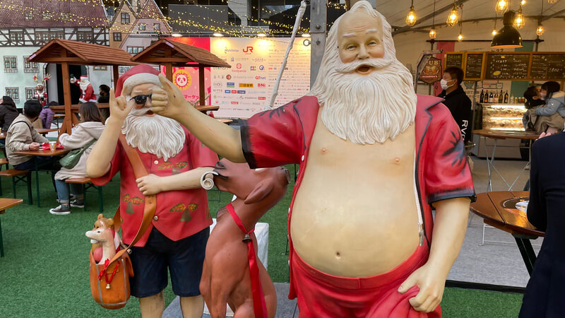 福岡クリスマスマーケット2021（天神）　サンタクロース