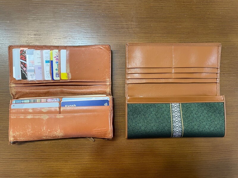 サヌイ織物の長財布